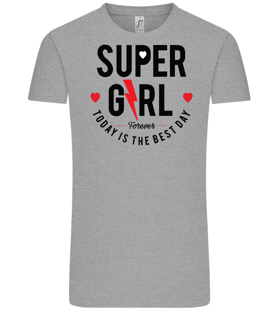 Super Girl Forever Design - Comfort Unisex T-Shirt_ORION GREY_front