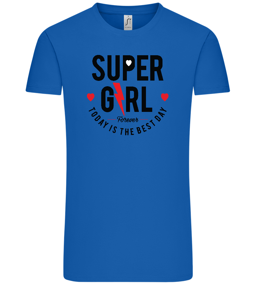 Super Girl Forever Design - Comfort Unisex T-Shirt_ROYAL_front