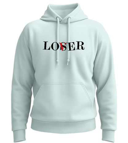 Lover or Loser Design - Premium Essential Unisex Hoodie_ARCTIC BLUE_front