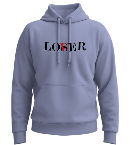 Lover or Loser Design - Premium Essential Unisex Hoodie_BLUE_front