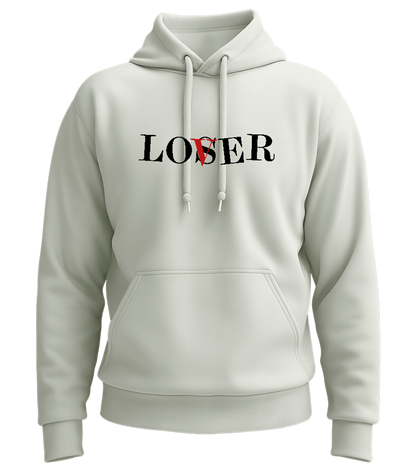 Lover or Loser Design - Premium Essential Unisex Hoodie_CREAMY GREEN_front