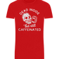Dead Inside Caffeinated Design - Basic Unisex T-Shirt_RED_front