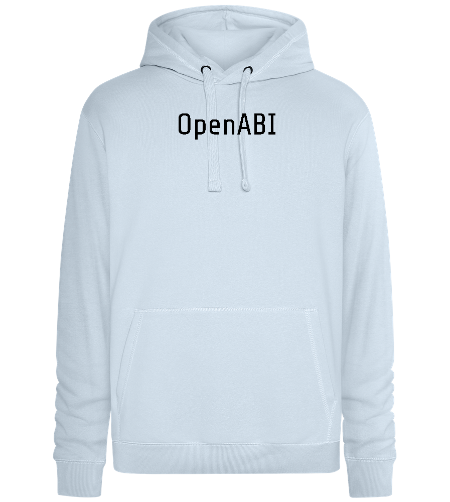 OpenABI Design - Premium unisex hoodie_CREAMY BLUE_front