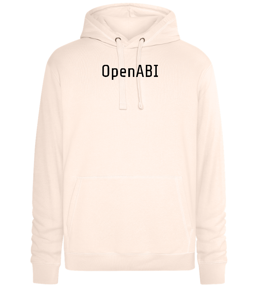 OpenABI Design - Premium unisex hoodie_LIGHT PEACH ROSE_front