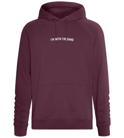 Im With the Band Design - Comfort unisex hoodie_BORDEAUX_front