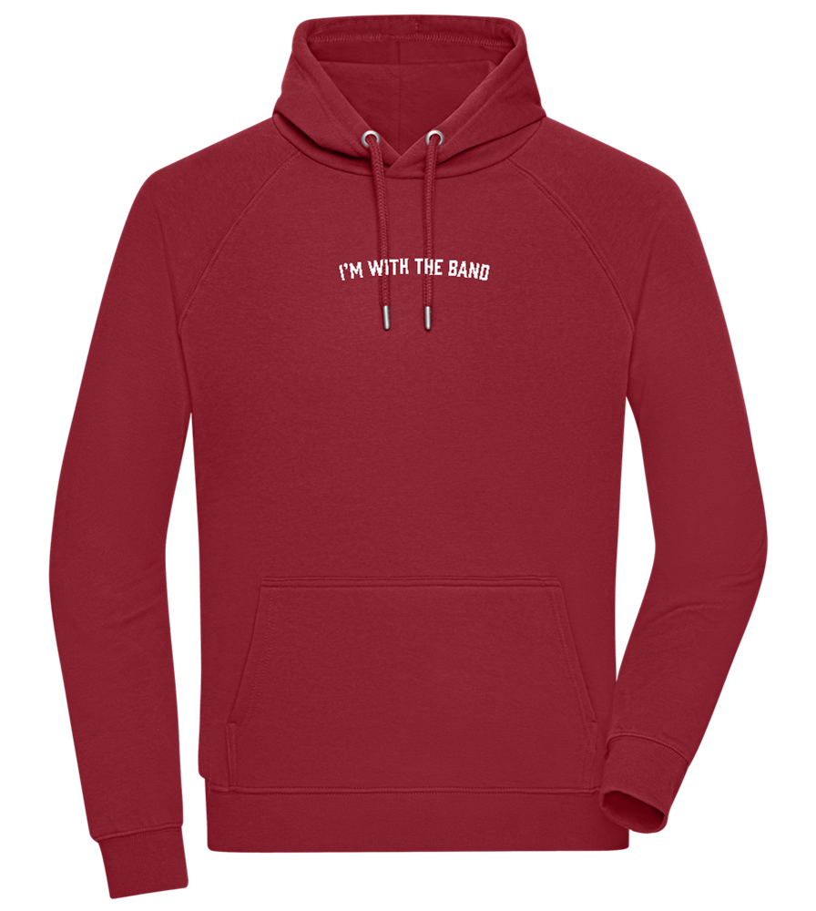 Im With the Band Design - Comfort unisex hoodie_BORDEAUX_front