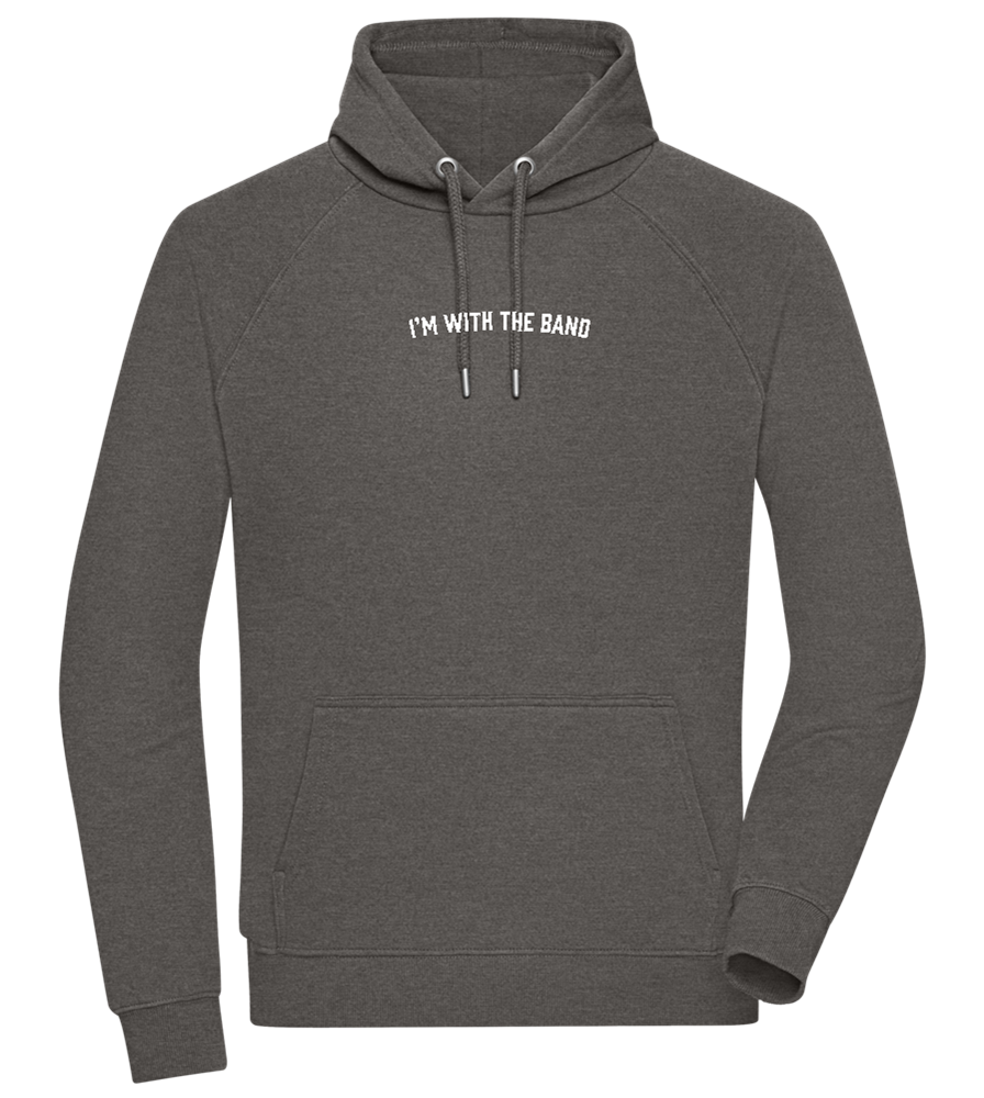 Im With the Band Design - Comfort unisex hoodie_CHARCOAL CHIN_front