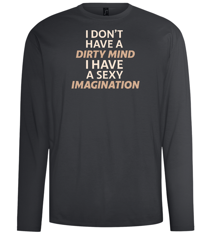 Sexy Imagination Design - Comfort men's long sleeve t-shirt_DARK GRAY_front