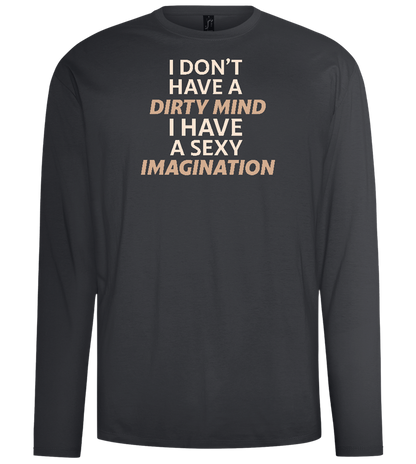 Sexy Imagination Design - Comfort men's long sleeve t-shirt_DARK GRAY_front