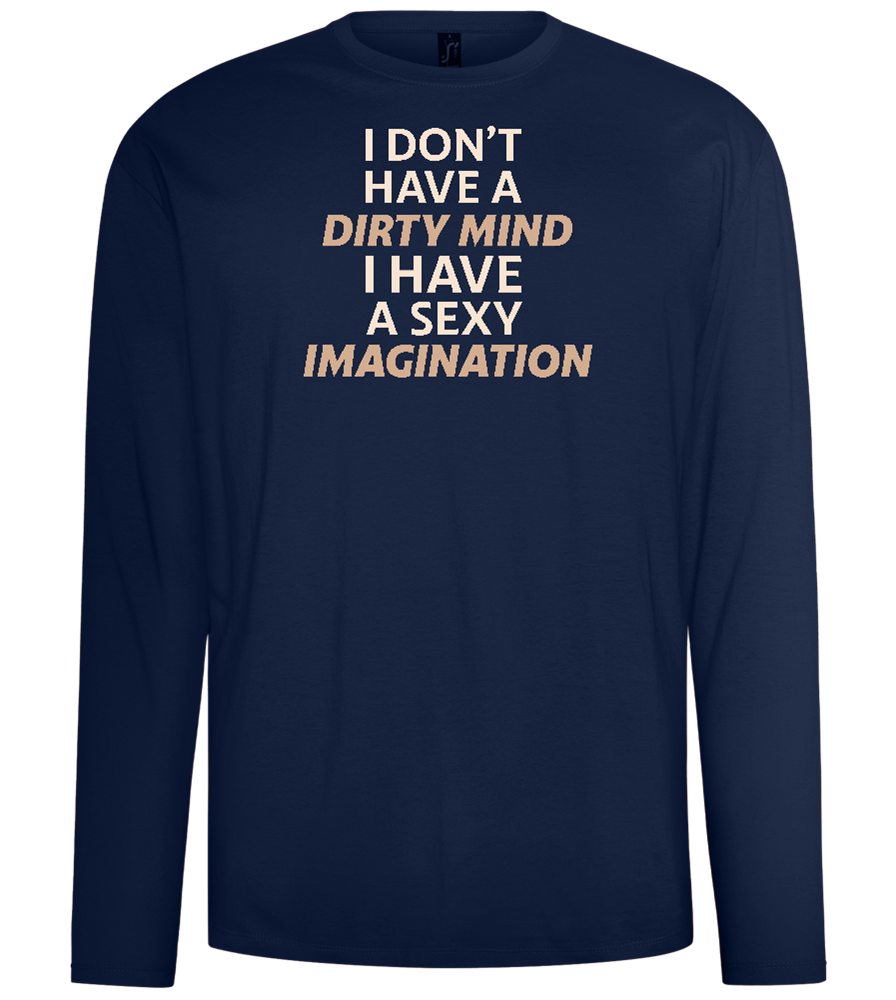 Sexy Imagination Design - Comfort men's long sleeve t-shirt_MARINE_front