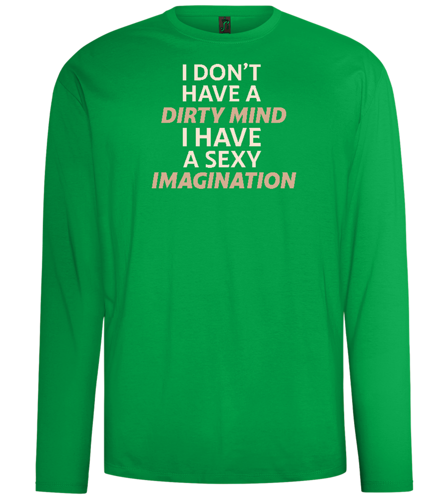 Sexy Imagination Design - Comfort men's long sleeve t-shirt_MEADOW GREEN_front