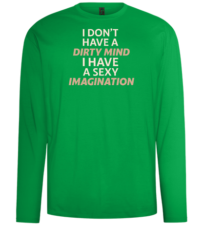 Sexy Imagination Design - Comfort men's long sleeve t-shirt_MEADOW GREEN_front