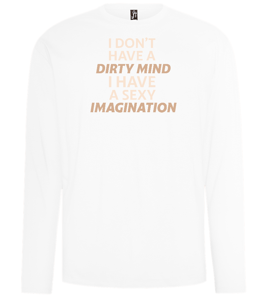 Sexy Imagination Design - Comfort men's long sleeve t-shirt_WHITE_front