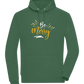 Be Merry Sparkles Design - Comfort unisex hoodie_GREEN BOTTLE_front