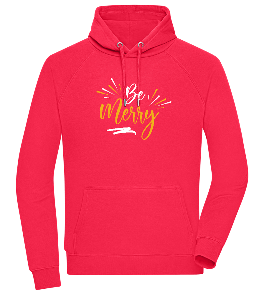 Be Merry Sparkles Design - Comfort unisex hoodie_RED_front