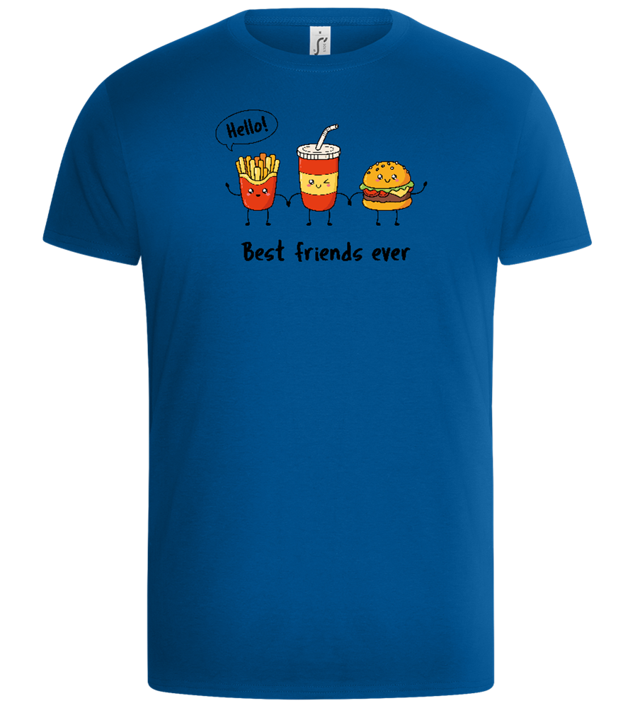 Best Friends Ever Design - Basic Unisex T-Shirt_ROYAL_front