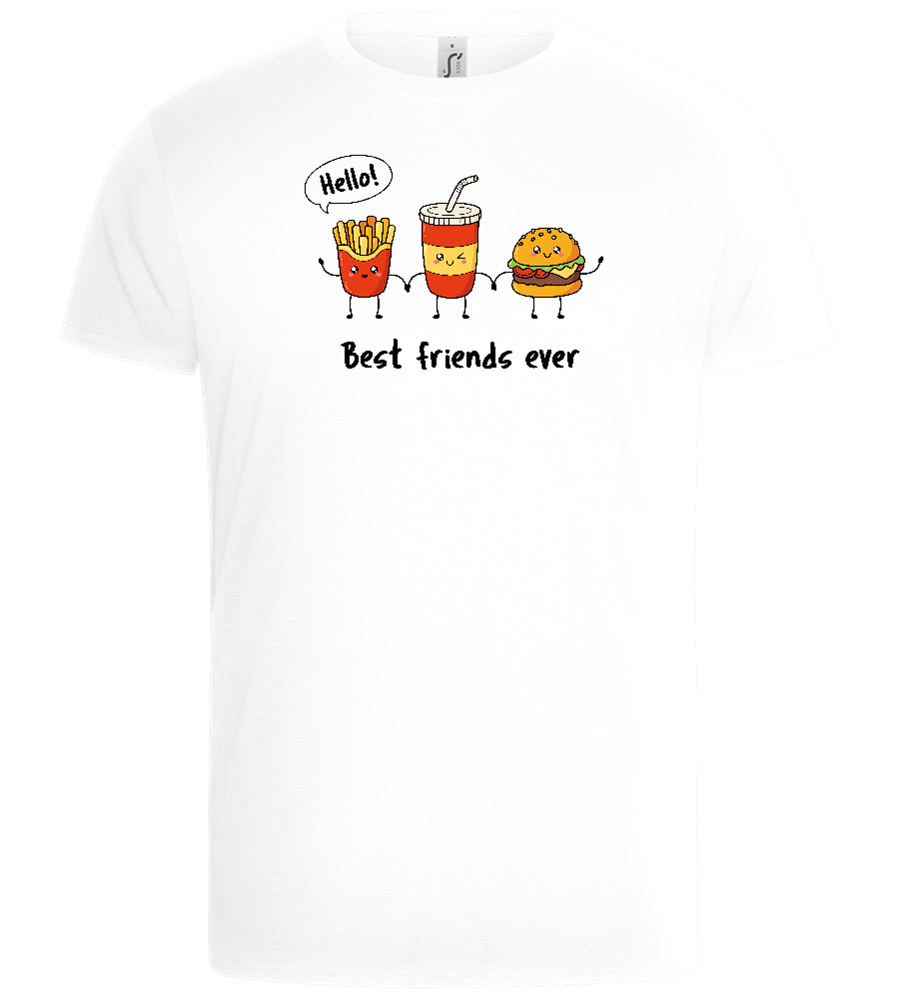 Best Friends Ever Design - Basic Unisex T-Shirt_WHITE_front