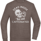 Dead Inside Caffeinated Design - Comfort Essential Unisex Sweater_CHARCOAL CHIN_front