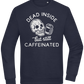 Dead Inside Caffeinated Design - Comfort Essential Unisex Sweater_FRENCH NAVY_front