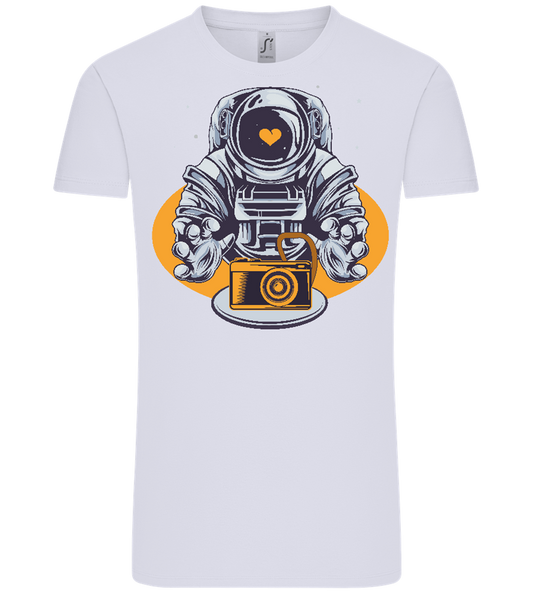 Spaceman Camera Design - Comfort Unisex T-Shirt_LILAK_front