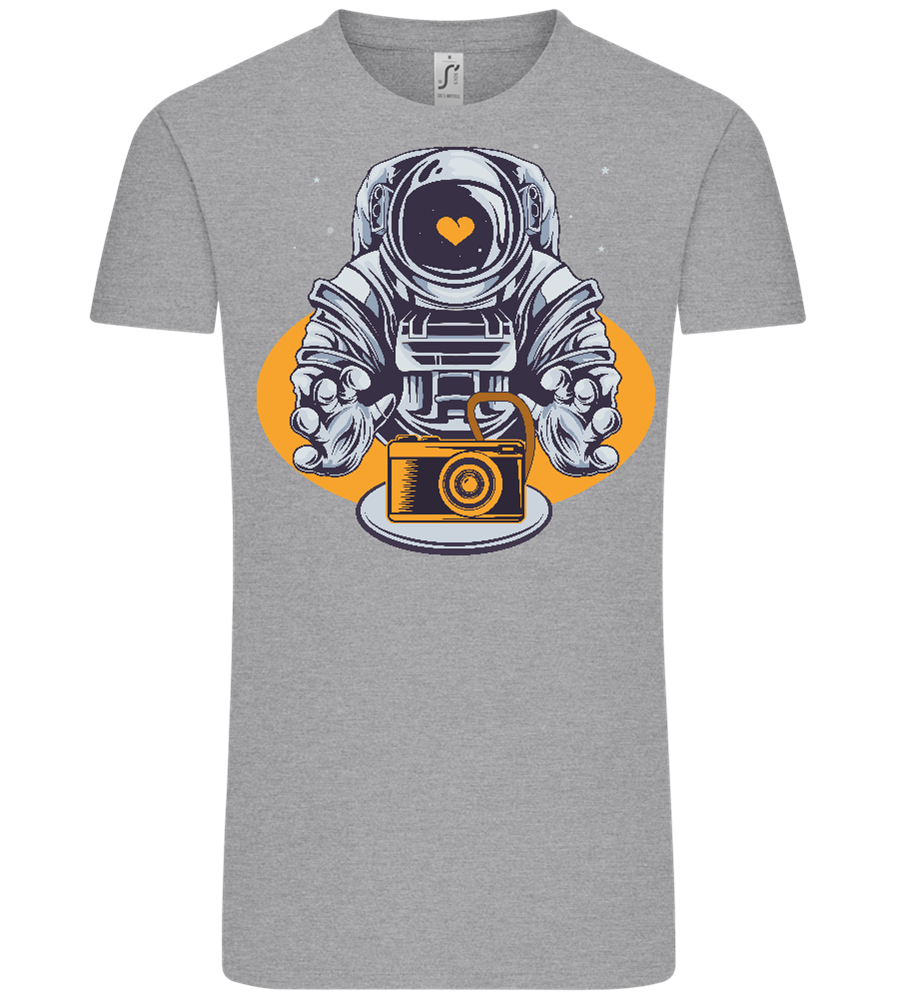 Spaceman Camera Design - Comfort Unisex T-Shirt_ORION GREY_front