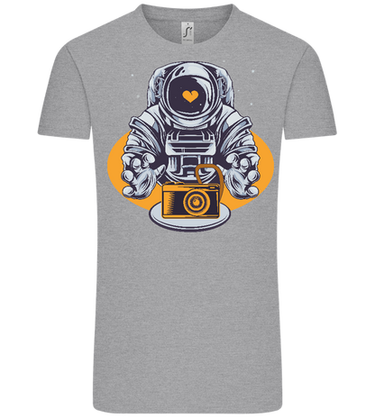 Spaceman Camera Design - Comfort Unisex T-Shirt_ORION GREY_front