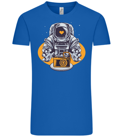 Spaceman Camera Design - Comfort Unisex T-Shirt_ROYAL_front