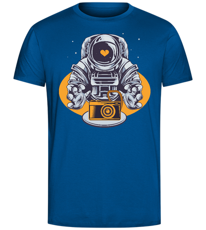 Spaceman Camera Design - Comfort Unisex T-Shirt_ROYAL_front