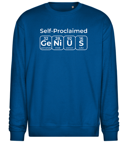 Periodic Table Genius Design - Comfort Essential Unisex Sweater_ROYAL_front