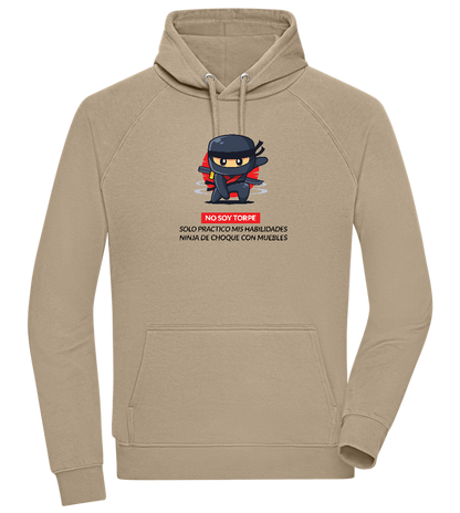 Ninja Design - Comfort unisex hoodie_KHAKI_front