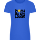 Moms on the Loose Design - Comfort women's fitted t-shirt_ROYAL_front