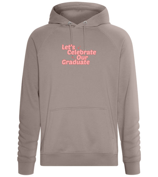 Let's Celebrate Our Graduate Design - Comfort unisex hoodie_CHARCOAL CHIN_front