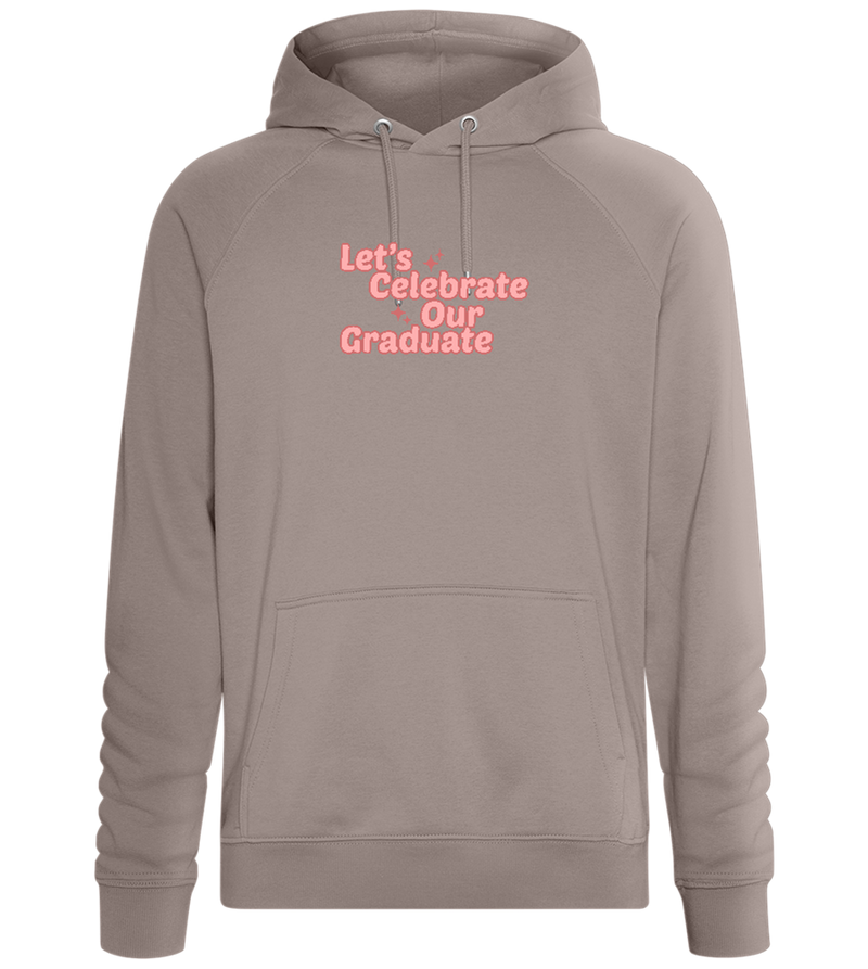 Let's Celebrate Our Graduate Design - Comfort unisex hoodie_CHARCOAL CHIN_front