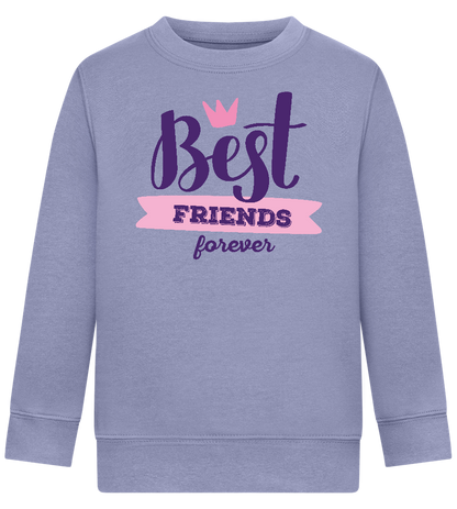 BFF Crown Design - Comfort Kids Sweater_BLUE_front