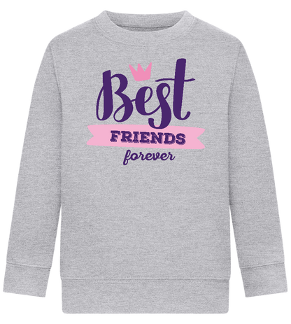 BFF Crown Design - Comfort Kids Sweater_ORION GREY II_front