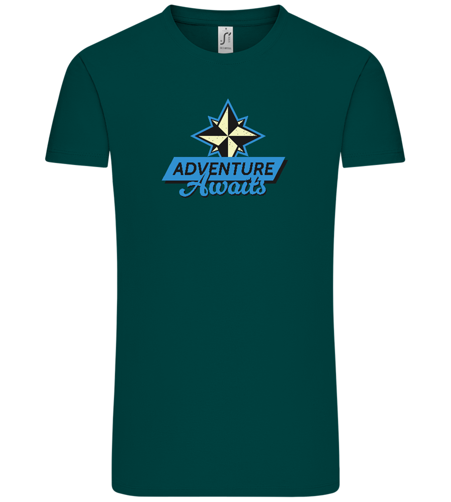 Adventure Awaits Design - Comfort Unisex T-Shirt_GREEN EMPIRE_front