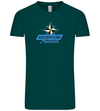 Adventure Awaits Design - Comfort Unisex T-Shirt_GREEN EMPIRE_front