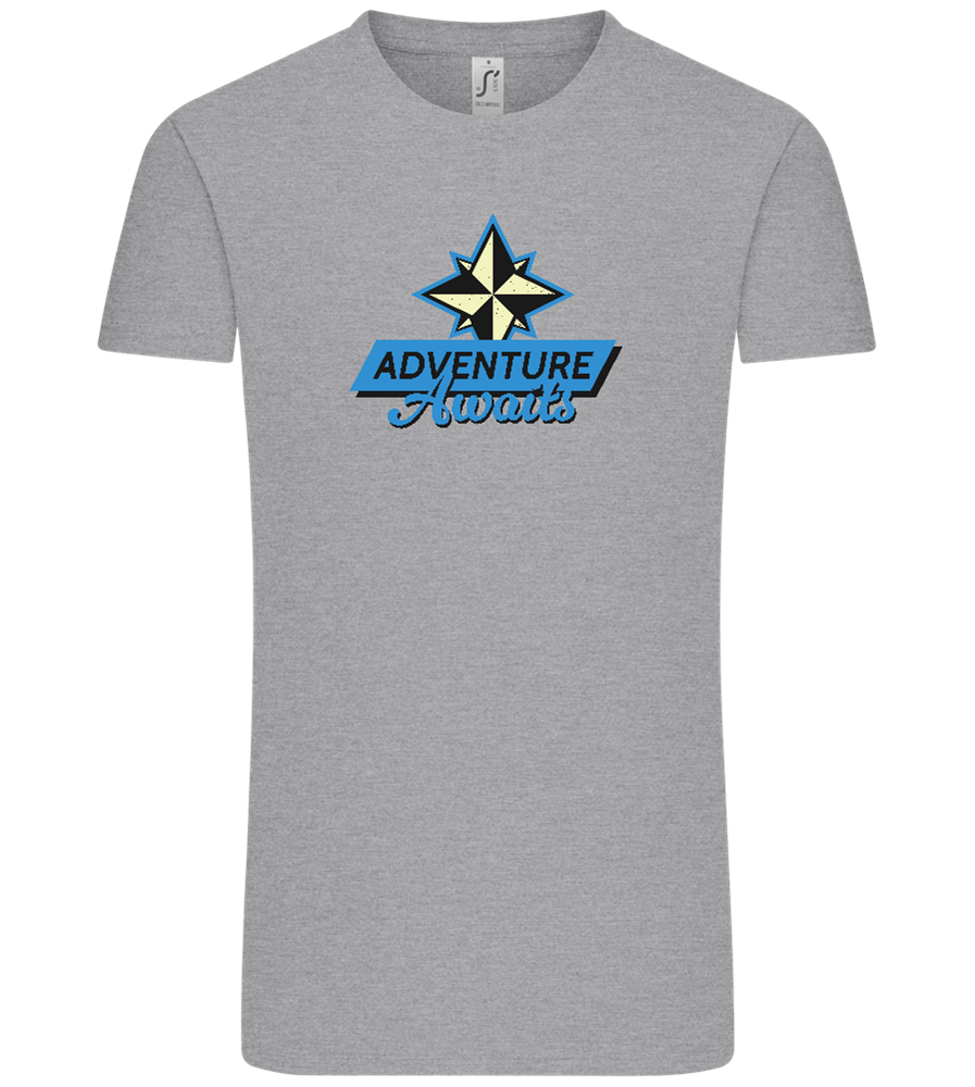 Adventure Awaits Design - Comfort Unisex T-Shirt_ORION GREY_front