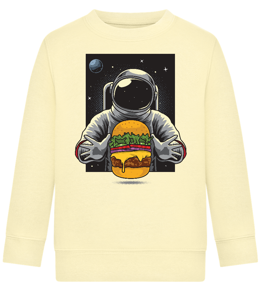 Astroburger Design - Comfort Kids Sweater_AMARELO CLARO_front