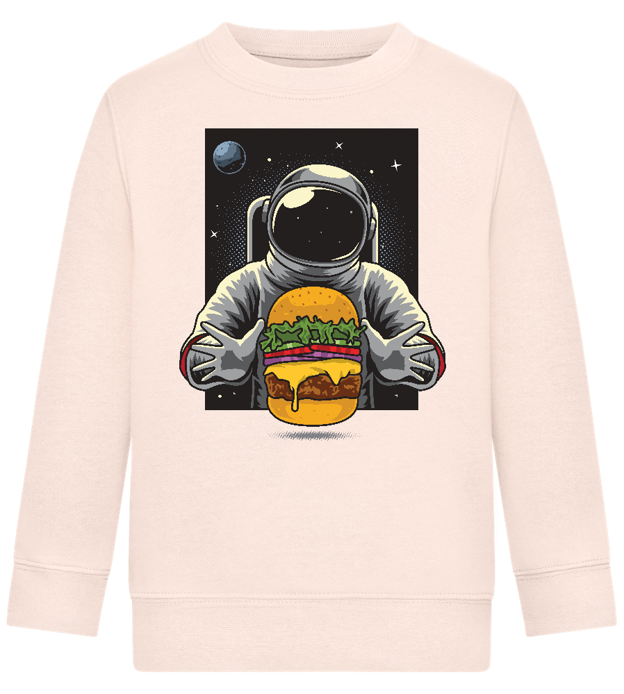 Astroburger Design - Comfort Kids Sweater_LIGHT PEACH ROSE_front