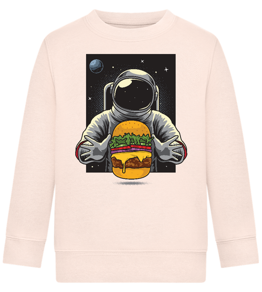 Astroburger Design - Comfort Kids Sweater_LIGHT PEACH ROSE_front