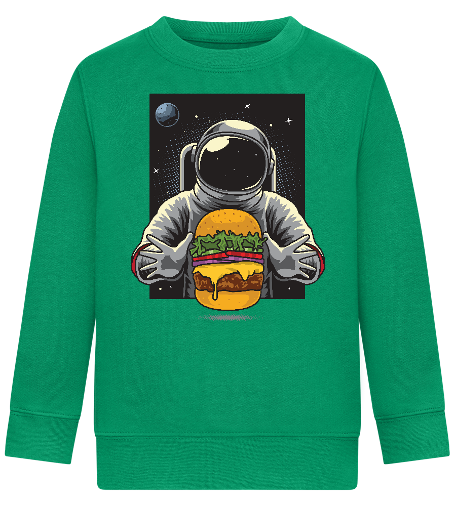 Astroburger Design - Comfort Kids Sweater_MEADOW GREEN_front