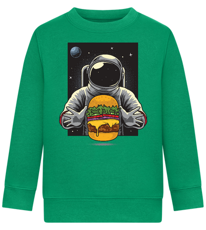 Astroburger Design - Comfort Kids Sweater_MEADOW GREEN_front