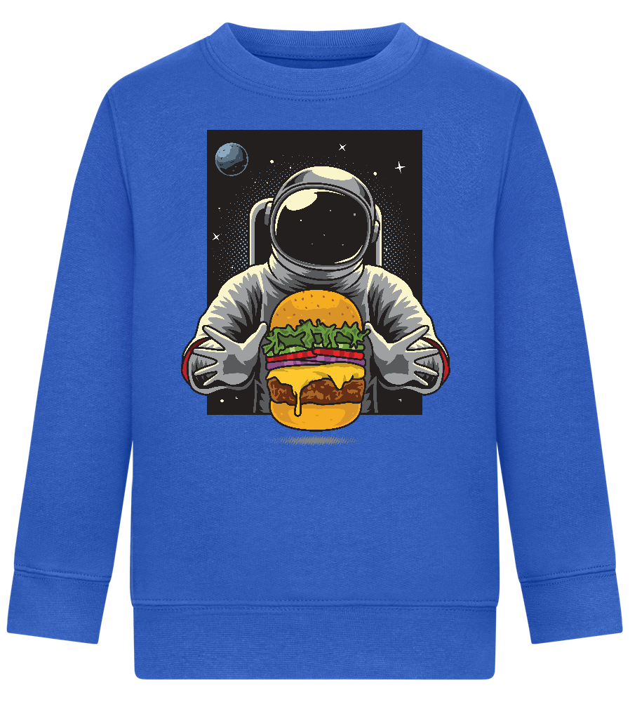 Astroburger Design - Comfort Kids Sweater_ROYAL_front