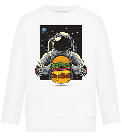 Astroburger Design - Comfort Kids Sweater_WHITE_front