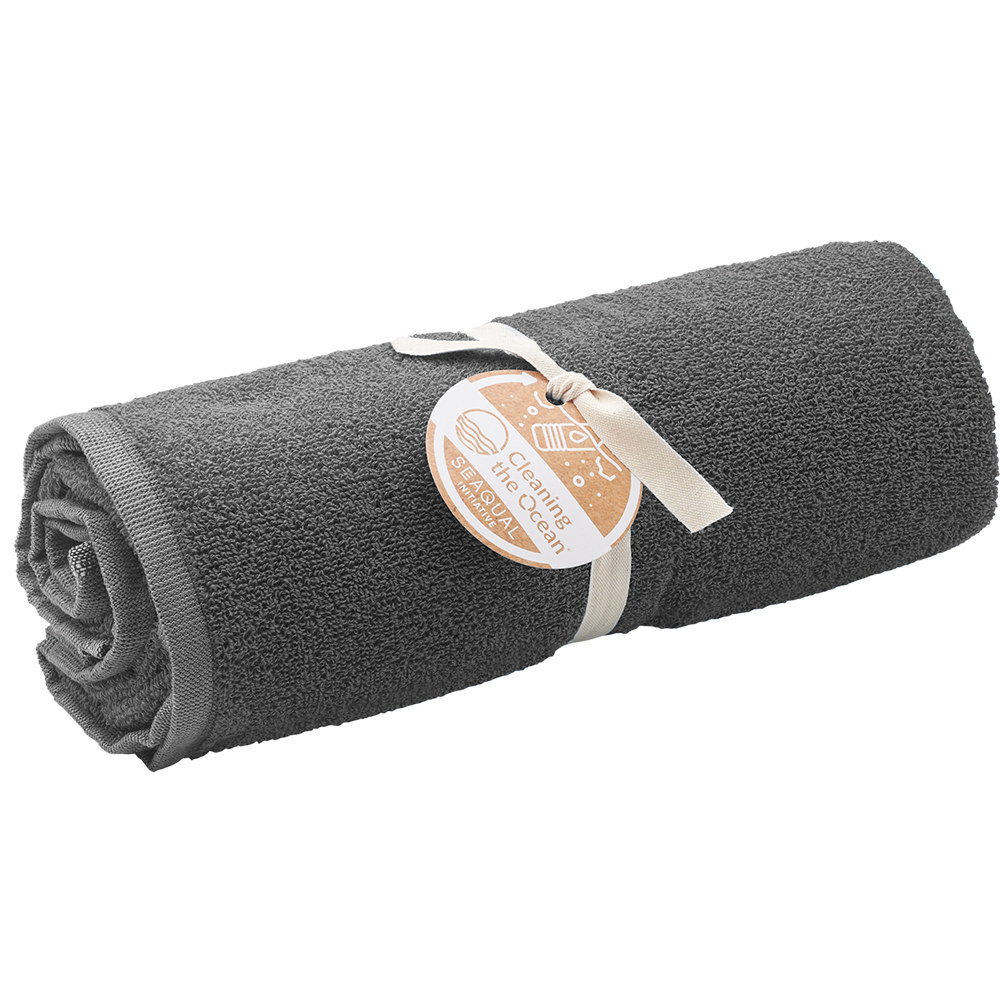 SEAQUAL® Bath or Beach Towel 100x170cm_GREY_DETAILEDIMAGE_front_1