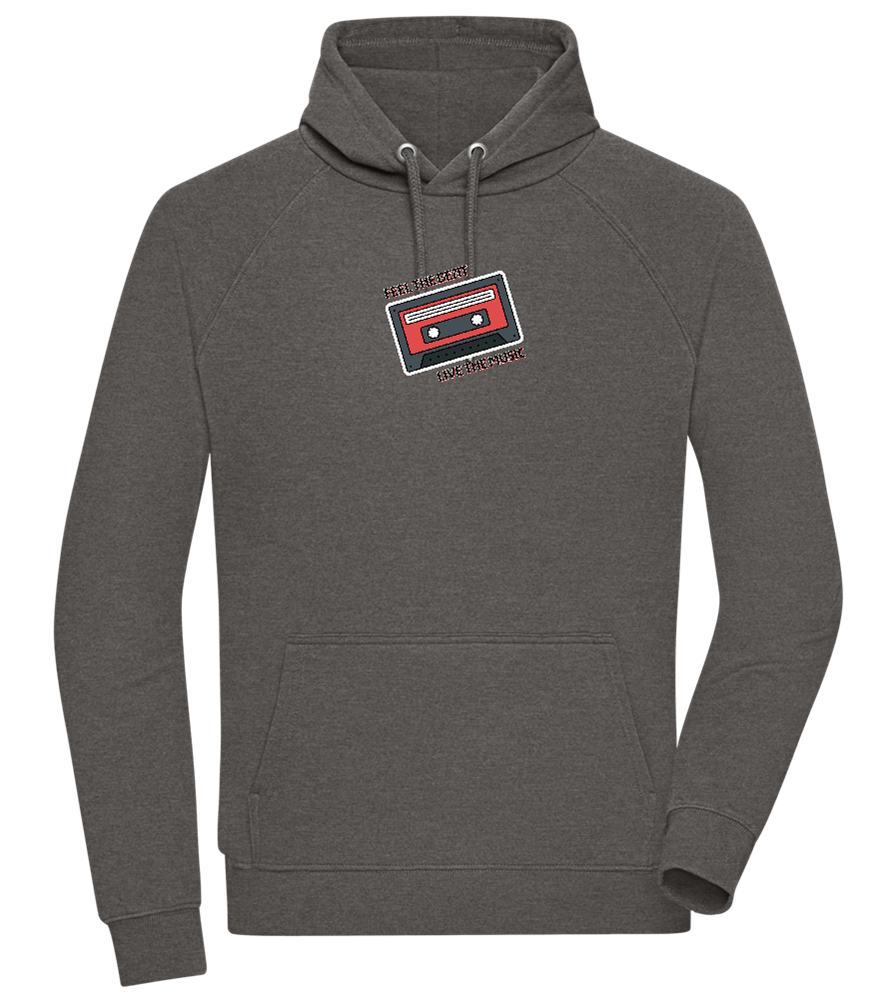 Feel the Beat Design - Comfort unisex hoodie_CHARCOAL CHIN_front