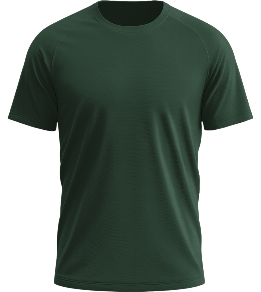 Performance men's sport t-shirt_FOREST GREEN_front