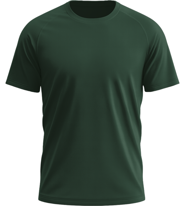 Performance men's sport t-shirt_FOREST GREEN_front