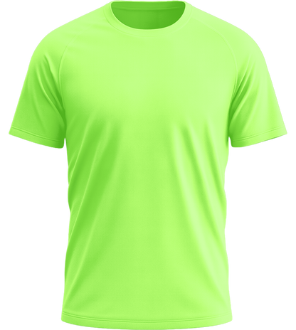 Performance men's sport t-shirt_NEON GREEN_front
